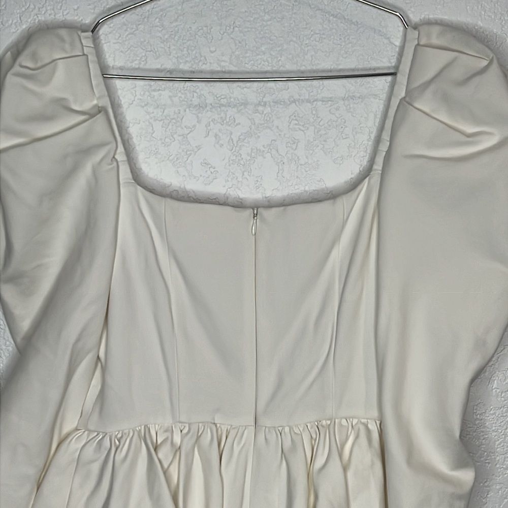 NWT SELKIE x REVOLVE The Boleyn Dress in Ivory Small - Picture 9 of 15